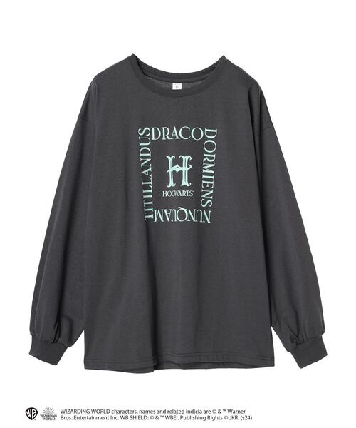 Green　Parks（グリーンパークス）の「ハリーポッター/ロゴロンT（Tシャツ/カットソー・レディース・グレー系その他/サックスブルー/ダークグレー/ベージュ・FREE）」の19枚目の写真