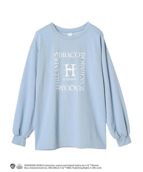 Green　Parks（グリーンパークス）の「ハリーポッター/ロゴロンT（Tシャツ/カットソー・レディース・グレー系その他/サックスブルー/ダークグレー/ベージュ・FREE）」の21枚目の写真