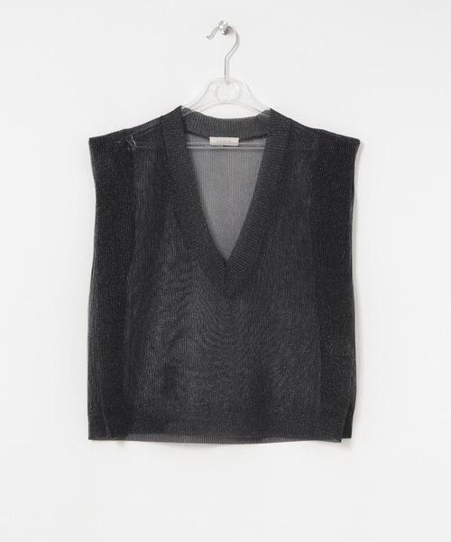 何でも揃う knit LAATO（ラート）の「glass vest（ベスト）」 WEAR - トップス