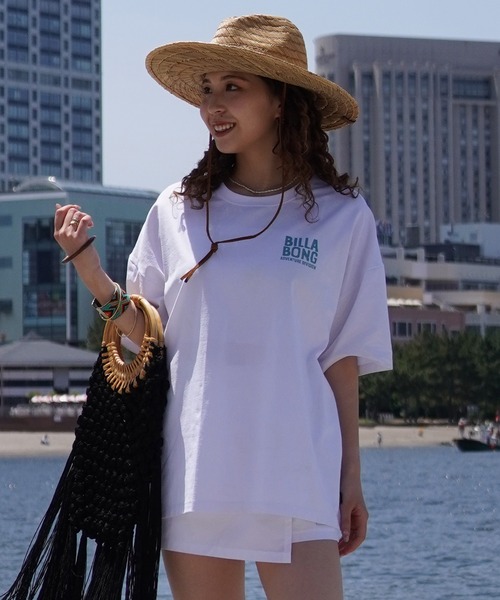 BILLABONG（ビラボン）の「【ムラサキスポーツ限定】BILLABONG/ビラボン 半袖ラッシュガード UVケア 水陸両用 BE01C-215（ラッシュガード・レディース・ブラック/ホワイト/グレー・L/M）」の5枚目の写真