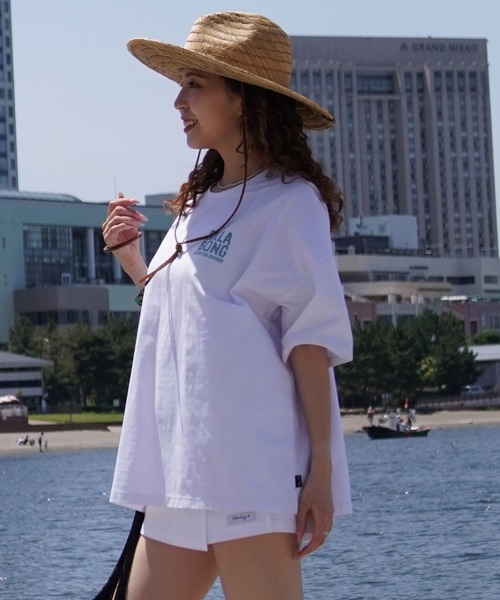 BILLABONG（ビラボン）の「【ムラサキスポーツ限定】BILLABONG/ビラボン 半袖ラッシュガード UVケア 水陸両用 BE01C-215（ラッシュガード・レディース・ブラック/ホワイト/グレー・L/M）」の6枚目の写真