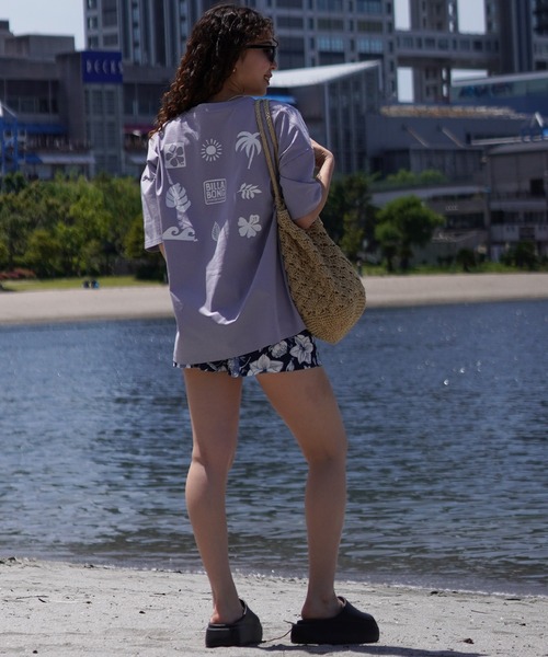 BILLABONG（ビラボン）の「【ムラサキスポーツ限定】BILLABONG/ビラボン 半袖ラッシュガード UVケア 水陸両用 BE01C-215（ラッシュガード・レディース・ブラック/ホワイト/グレー・L/M）」の19枚目の写真