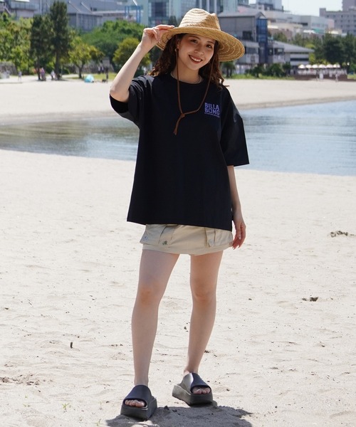 BILLABONG（ビラボン）の「【ムラサキスポーツ限定】BILLABONG/ビラボン 半袖ラッシュガード UVケア 水陸両用 BE01C-215（ラッシュガード・レディース・ブラック/ホワイト/グレー・L/M）」の13枚目の写真