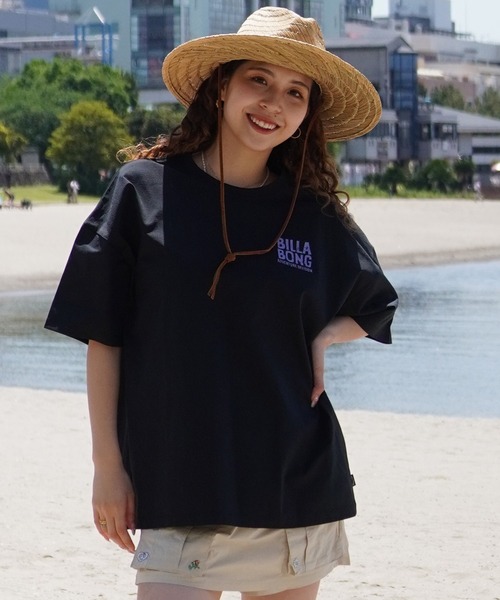 BILLABONG（ビラボン）の「【ムラサキスポーツ限定】BILLABONG/ビラボン 半袖ラッシュガード UVケア 水陸両用 BE01C-215（ラッシュガード・レディース・ブラック/ホワイト/グレー・L/M）」の10枚目の写真