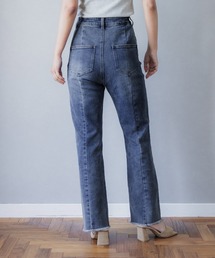 coca（coca） | しゃがめるバックシームストレッチデニム(デニムパンツ)