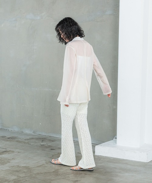 LEPSIM(レプシィム)の「【FOR I SERIES】透かしニットパンツ 111717(その他パンツ・レディース・オフホワイト/ブラック・FREE)」の17枚目の写真