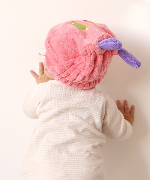Afternoon Tea（アフタヌーンティー）の「速乾タオルキャップ/はらぺこあおむし（その他ベビー用品・キッズ・レッド・ONE SIZE）」の5枚目の写真