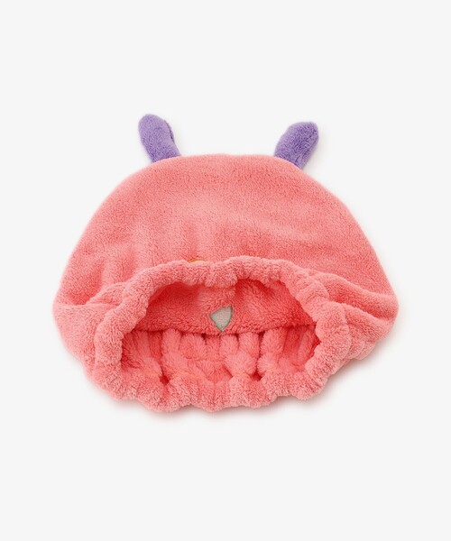 Afternoon Tea（アフタヌーンティー）の「速乾タオルキャップ/はらぺこあおむし（その他ベビー用品・キッズ・レッド・ONE SIZE）」の2枚目の写真