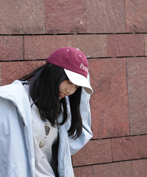 セール】'LOGO' EMBROIDERY CAP - ロゴエンブロイダリーキャップ
