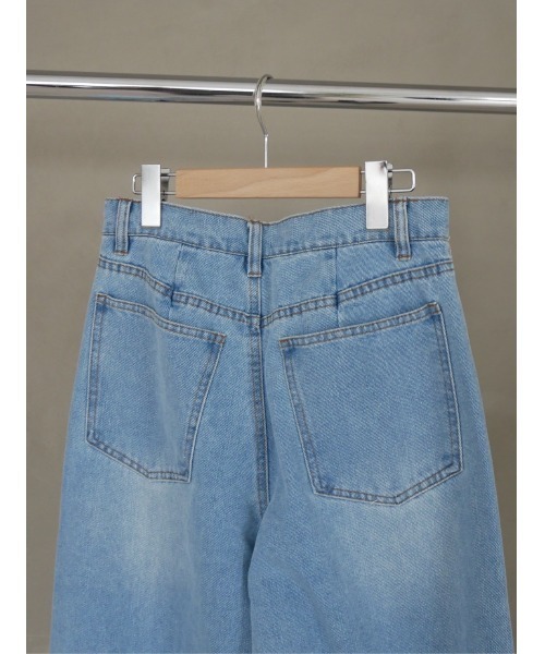 TRUNC（トランクエイティーエイト）の「Denim Curve Pants（デニムパンツ・レディース・ブルー/ホワイト・FREE）」の10枚目の写真