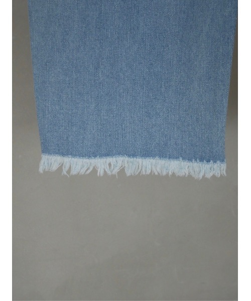 TRUNC（トランクエイティーエイト）の「Denim Curve Pants（デニムパンツ・レディース・ブルー/ホワイト・FREE）」の8枚目の写真