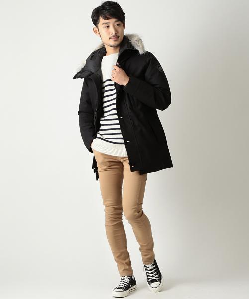 BEAMS（ビームス）の「BEAMS / ハイストレッチ スキニーチノ（チノパンツ・メンズ・ネイビー/ベージュ/ブラック・LARGE/MEDIUM/SMALL/X-LARGE）」の22枚目の写真