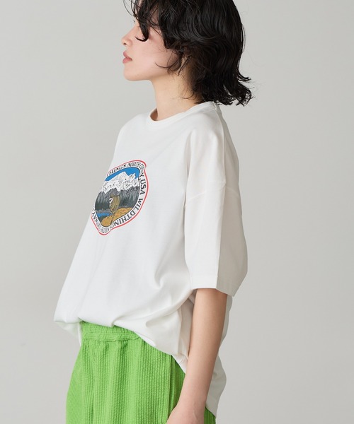 【セール】WILD THINGS/ワイルドシングス DENALI CAT デナリキャット Tシャツ カットソー（Tシャツ/カットソー）｜WILD THINGS（ワイルドシングス）