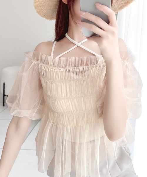 完売‼︎【JILLSTUART】2WAYボリュームスリーブブラウス 完売‼︎【JILLSTUART】2WAYボリュームスリーブブラウス