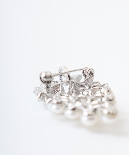 パール ぶどうの房 ブローチ