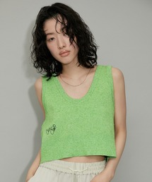 ADAM ET ROPE' | 【WEB限定・洗える】ニットビスチェベスト(ベスト)