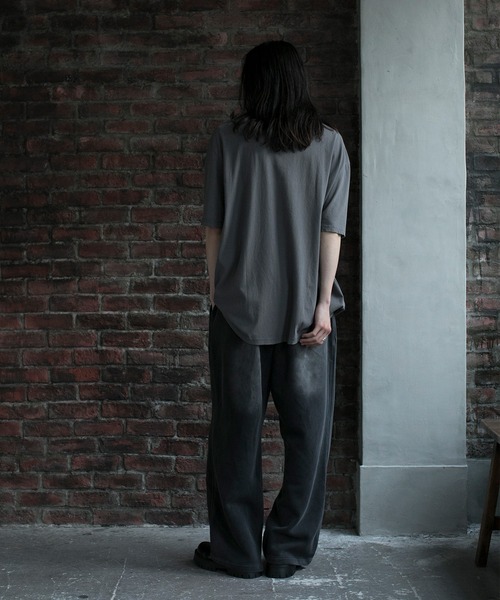 aimoha（アイモハ）の「【aimoha neo】QUALITY COTTON DISTRESSED TEE (SS)（Tシャツ/カットソー・メンズ・グレー/ライトグレー/グリーン/ピンク・MEDIUM/LARGE/X-LARGE/XX-LARGE）」の8枚目の写真