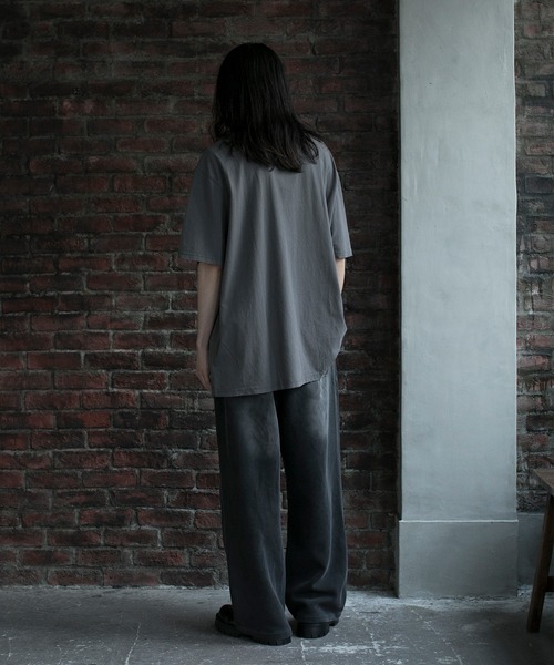 aimoha（アイモハ）の「【aimoha neo】QUALITY COTTON DISTRESSED TEE (SS)（Tシャツ/カットソー・メンズ・グレー/ライトグレー/グリーン/ピンク・MEDIUM/LARGE/X-LARGE/XX-LARGE）」の9枚目の写真