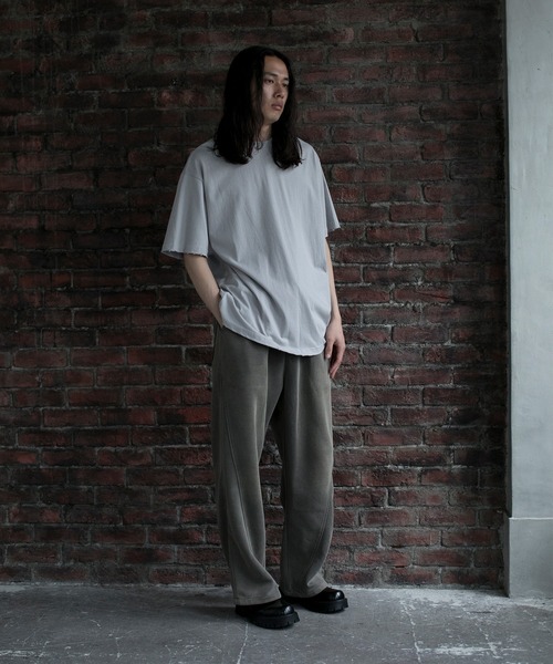 aimoha（アイモハ）の「【aimoha neo】QUALITY COTTON DISTRESSED TEE (SS)（Tシャツ/カットソー・メンズ・グレー/ライトグレー/グリーン/ピンク・MEDIUM/LARGE/X-LARGE/XX-LARGE）」の13枚目の写真