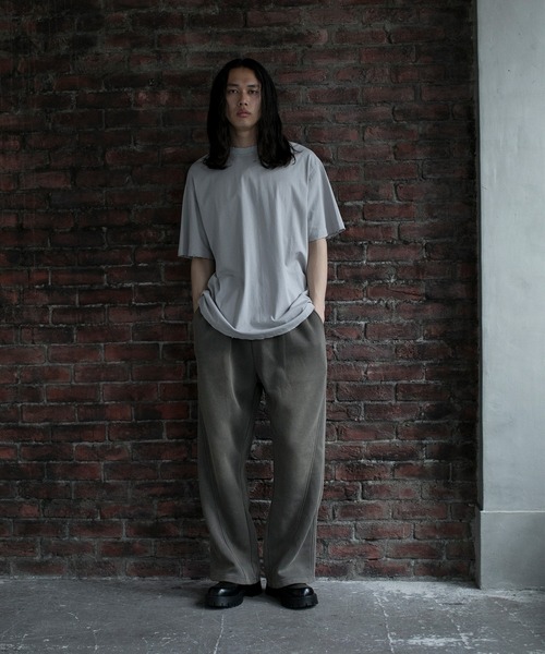 aimoha（アイモハ）の「【aimoha neo】QUALITY COTTON DISTRESSED TEE (SS)（Tシャツ/カットソー・メンズ・グレー/ライトグレー/グリーン/ピンク・MEDIUM/LARGE/X-LARGE/XX-LARGE）」の19枚目の写真
