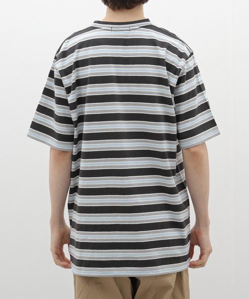 417 EDIFICE（フォーワンセブンエディフィス）の「DRESS マルチボーダーTee（Tシャツ/カットソー・メンズ・ブラック/ブラウン/ネイビー・MEDIUM/LARGE）」の10枚目の写真