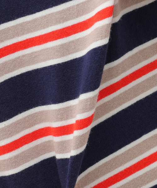 417 EDIFICE（フォーワンセブンエディフィス）の「DRESS マルチボーダーTee（Tシャツ/カットソー・メンズ・ブラック/ブラウン/ネイビー・MEDIUM/LARGE）」の20枚目の写真