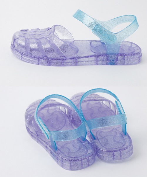 Catherine Cottage（キャサリンコテージ）の「ラメクリアサンダル（サンダル・キッズ・クリア/ピンク/ライラック・16/17/18/19/20/21/21.5）」の21枚目の写真