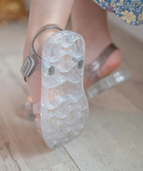 Catherine Cottage（キャサリンコテージ）の「ラメクリアサンダル（サンダル・キッズ・クリア/ピンク/ライラック・16/17/18/19/20/21/21.5）」の19枚目の写真