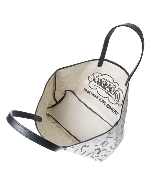 uniform experiment（ユニフォームエクスペリメント）の「ERIC HAZE PVC TOTE BAG（トートバッグ・メンズ・ホワイト・FREE）」の3枚目の写真