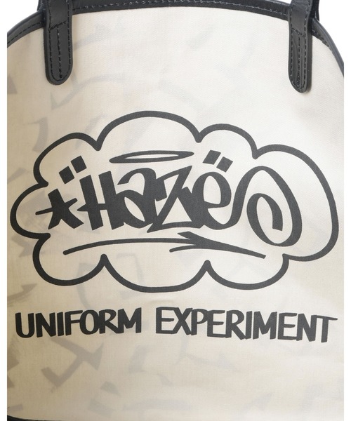 uniform experiment（ユニフォームエクスペリメント）の「ERIC HAZE PVC TOTE BAG（トートバッグ・メンズ・ホワイト・FREE）」の2枚目の写真