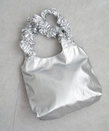 VENCEEXCHANGE | 合皮フリルハンドルトートバッグ(ショルダーバッグ)