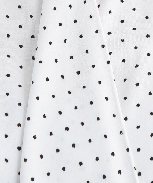 green label relaxing（グリーンレーベルリラクシング）の「フリルタイ 7分袖 ブラウス（シャツ/ブラウス・レディース・ホワイト/ネイビー/その他1・FREE）」の14枚目の写真