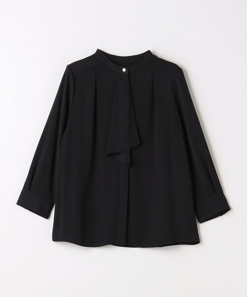 green label relaxing（グリーンレーベルリラクシング）の「フリルタイ 7分袖 ブラウス（シャツ/ブラウス・レディース・ホワイト/ネイビー/その他1・FREE）」の17枚目の写真