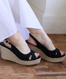 バックスリングジュートサンダル