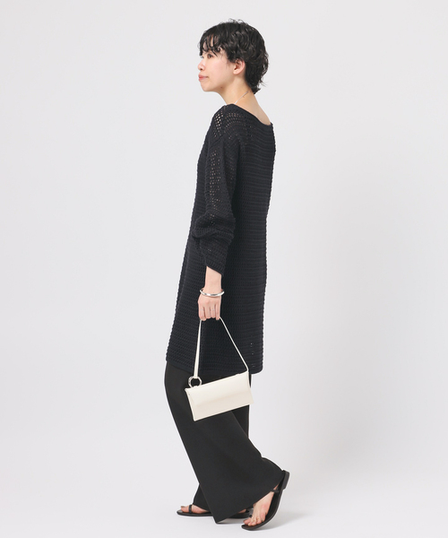 AP STUDIO（エーピーストゥディオ）の「シルクリネンニットドレス（ニット/セーター・レディース・ブラック・FREE）」の14枚目の写真