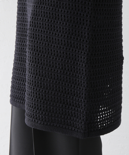 AP STUDIO（エーピーストゥディオ）の「シルクリネンニットドレス（ニット/セーター・レディース・ブラック・FREE）」の5枚目の写真
