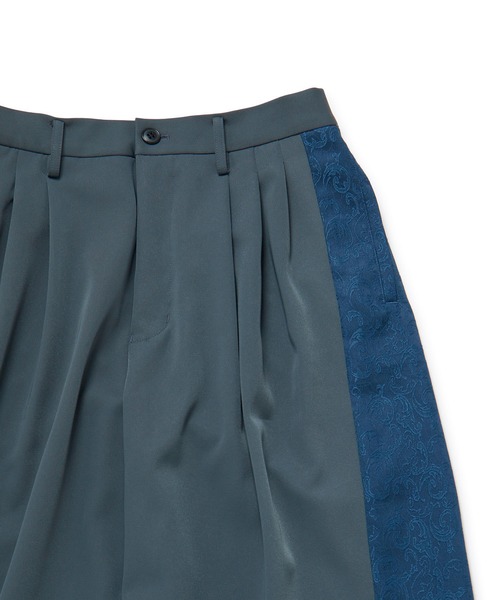 JUNRED（ジュンレッド）の「ジャガードライン3タックワイドトラックパンツ（スラックス・メンズ・ブラック/チャコールグレー・L/M/S）」の21枚目の写真