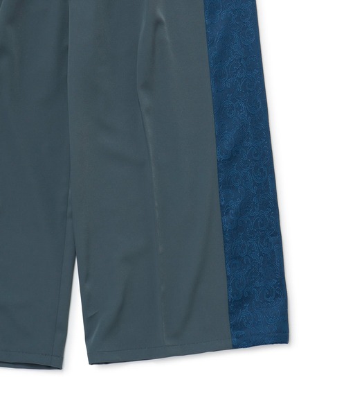 JUNRED（ジュンレッド）の「ジャガードライン3タックワイドトラックパンツ（スラックス・メンズ・ブラック/チャコールグレー・L/M/S）」の22枚目の写真