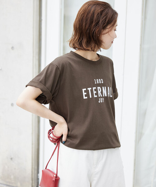 +81BRANCA(ハチイチブランカ)の「+81BRANCA/ハチイチブランカ SLOBE別注 シアーTEE(Tシャツ/カットソー・レディース・チャコールグレー/アイボリー/スカイブルー・FREE)」の8枚目の写真