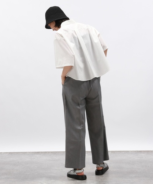 LAKOLE(ラコレ)の「ボールスタッズ半袖シャツ / 136000(シャツ/ブラウス・レディース・ブラック/ブルー/オフホワイト・FREE)」の14枚目の写真