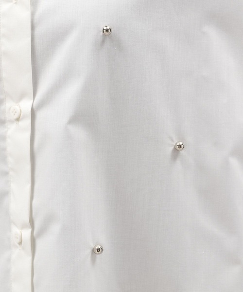 LAKOLE(ラコレ)の「ボールスタッズ半袖シャツ / 136000(シャツ/ブラウス・レディース・ブラック/ブルー/オフホワイト・FREE)」の18枚目の写真