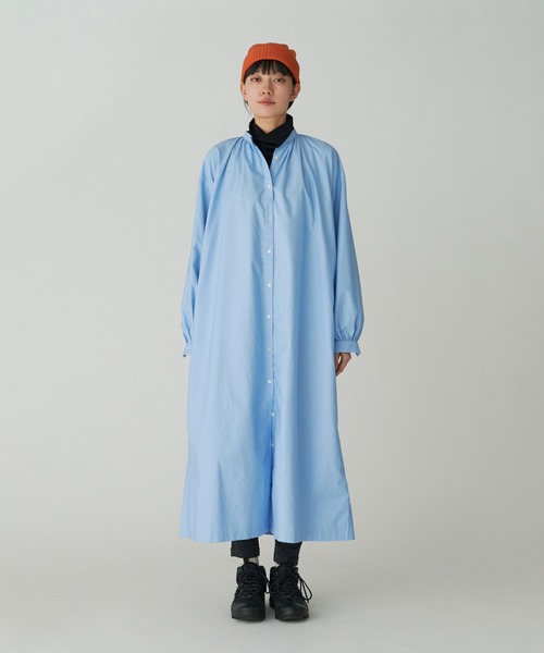 Snow Peak（スノーピーク）の「Organic Cotton OX Dress（ワンピース・レディース・ホワイト/ブラック/サックスブルー・1/2/3/4）」の3枚目の写真