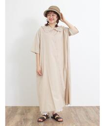 Samansa Mos2 | ◎ビッグ襟ワンピース(ワンピース)
