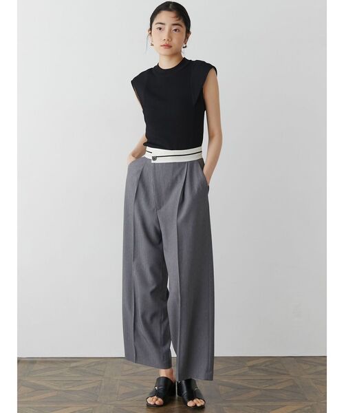 LAGUNAMOON（ラグナムーン）の「カバースリーブシアーニットプルオーバー（ニット/セーター・レディース・ホワイト/ベージュ/ブラック・FREE）」の7枚目の写真