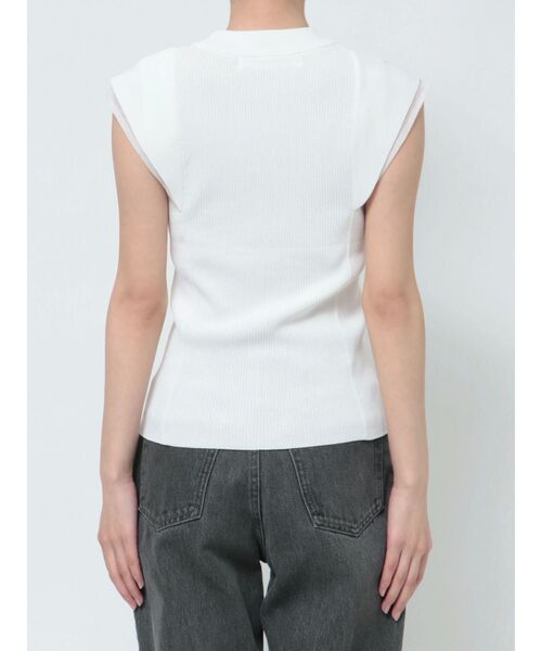 LAGUNAMOON（ラグナムーン）の「カバースリーブシアーニットプルオーバー（ニット/セーター・レディース・ホワイト/ベージュ/ブラック・FREE）」の11枚目の写真