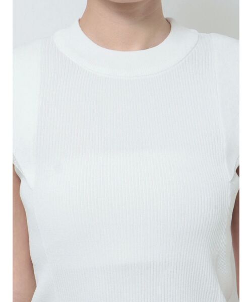 LAGUNAMOON（ラグナムーン）の「カバースリーブシアーニットプルオーバー（ニット/セーター・レディース・ホワイト/ベージュ/ブラック・FREE）」の12枚目の写真