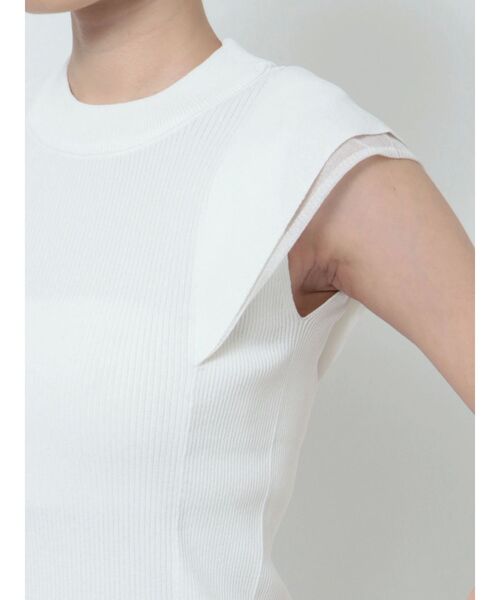 LAGUNAMOON（ラグナムーン）の「カバースリーブシアーニットプルオーバー（ニット/セーター・レディース・ホワイト/ベージュ/ブラック・FREE）」の13枚目の写真