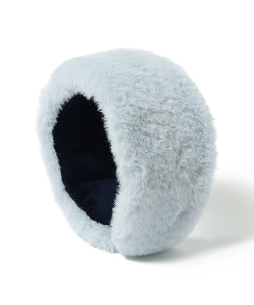 Ray BEAMS（レイビームス）の「フェイクファー イヤーマフ（イヤーマフ・レディース・ライトグレー/ブラック・ONE SIZE）」の7枚目の写真