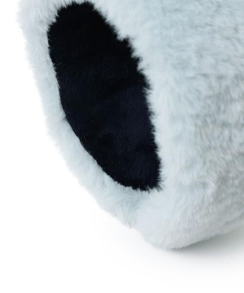 Ray BEAMS（レイビームス）の「フェイクファー イヤーマフ（イヤーマフ・レディース・ライトグレー/ブラック・ONE SIZE）」の8枚目の写真