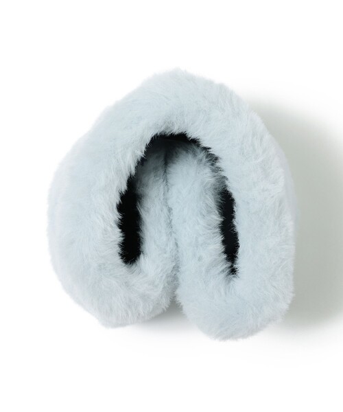 Ray BEAMS（レイビームス）の「フェイクファー イヤーマフ（イヤーマフ・レディース・ライトグレー/ブラック・ONE SIZE）」の9枚目の写真
